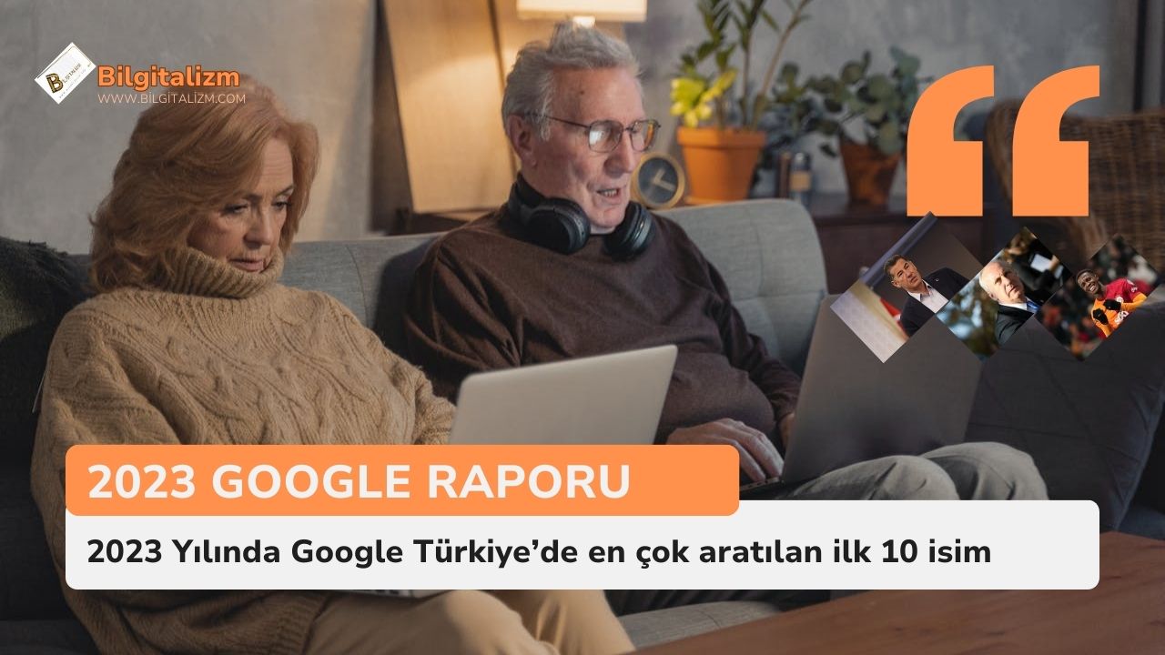 Google Türkiye arama motorunda 2023 yılında en çok aranan 10 isim
