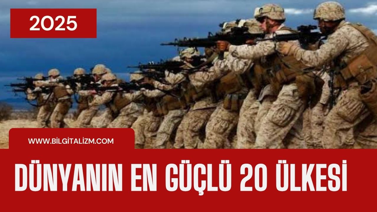 Dünyanın En Güçlü Orduları 2025 | Dünyanın En Güçlü 20 Ülkesi | Türkiye Kaçıncı sırada