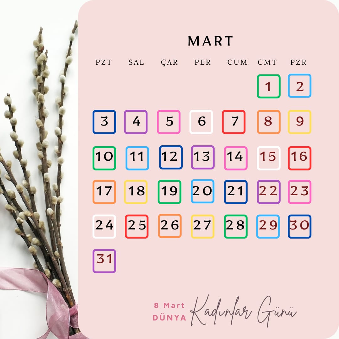 Mart Ayı Nümeroloji Takvimi