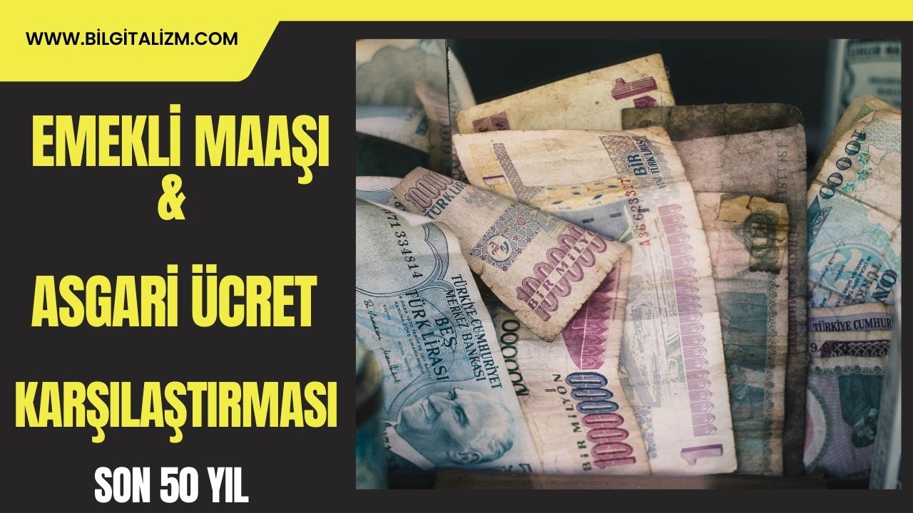 Asgari Ücret - Emekli Maaşı Karşılaştırması (SON 50 YIL)